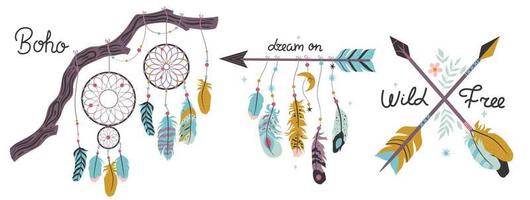 Dream Catcher Icon. Line Style Vector Illustration Stock Vector -  Illustration of catcher, vector: 247654955