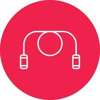 Jumping Rope Line Circle Multicolor vector