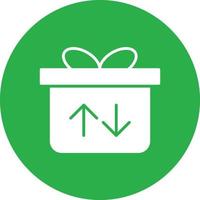 Export Packing Glyph Circle Multicolor vector