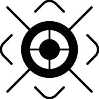 Aim Glyph Icon vector