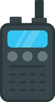 walkie talkie icono plano vector