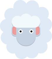 Sheep Flat Icon vector