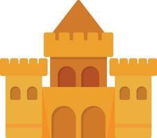 Palace Flat Icon vector