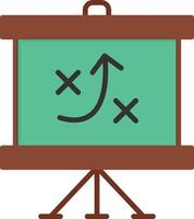 Tactics Flat Icon vector