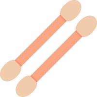 Cotton Bud Flat Icon vector