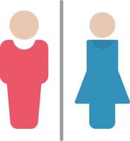 Toilets Flat Icon vector