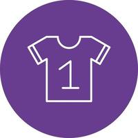Jersey Line Circle Multicolor vector
