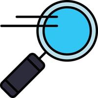 Search Glyph Icon vector