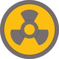 Radiation Flat Icon vector