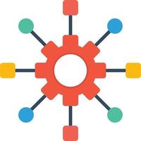 Algorithm Flat Icon vector