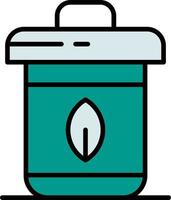 Garbage Line Filled vector