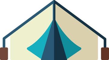 Tent Flat Icon vector