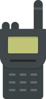 walkie talkie icono plano vector
