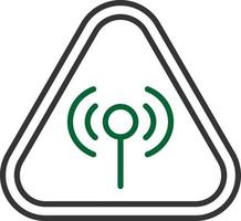 Line Two Colour vector