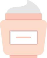 Face Cream Flat Icon vector