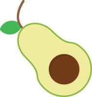 Avocado Flat Icon vector