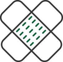 Wound Care Line Two Color vector