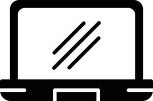 Laptop Glyph Icon vector