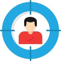 Target Flat Icon vector