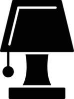 able Lamp Glyph Icon vector