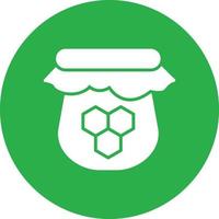 Jam Glyph Circle Multicolor vector