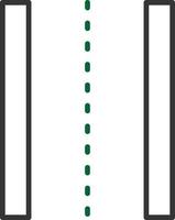 10 - Lane Line Two Color vector