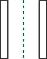 10 - Lane Line Two Color vector