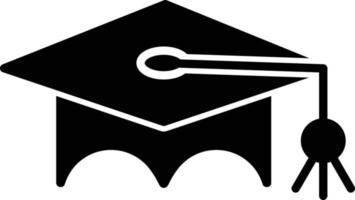 Mortarboard Glyph Icon vector