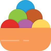 Ice Cream Flat Icon vector