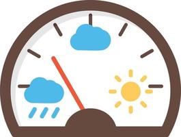 Barometer Flat Icon vector