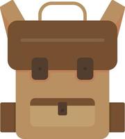 Backpack Flat Icon vector