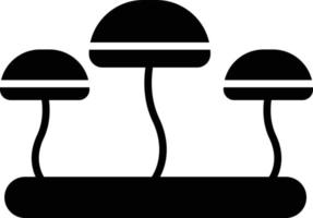 Fungus Glyph Icon vector