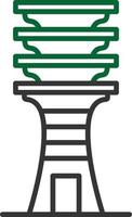 Djed Line Two Color vector
