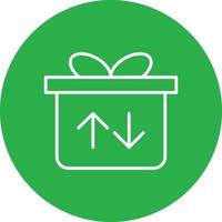 Export Packing Line Circle Multicolor vector