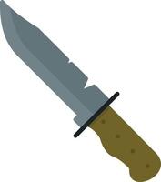 Knife Flat Icon vector