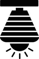 Lamp Glyph Icon vector