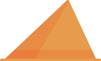 Pyramid Flat Icon vector