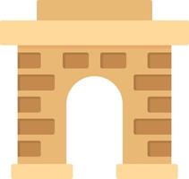 Arch Flat Icon vector