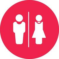 Toilets Line Two Color vector