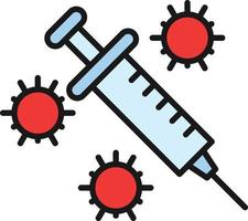 Vaccine Line Filled vector