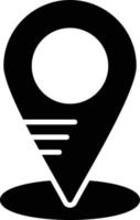 Location Glyph Icon vector