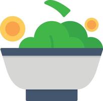 icono de cocina plana vector