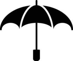 Umbrella Glyph Icon vector