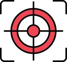 Focus Line Filled vector