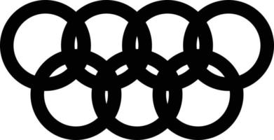 Olympic Games Glyph Icon vector