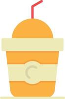 Juice Flat Icon vector