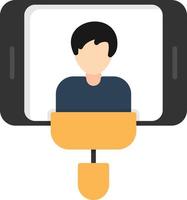 Selfie Flat Icon vector