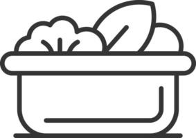 Salad Line Two Color vector