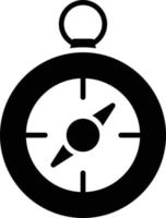 Compass Glyph Icon vector