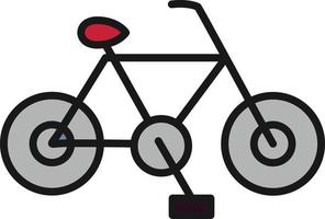 Bicycle Line Filled vector